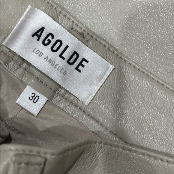 Recycled Leather 90's Pinch Waist in Toast
AGOLDE - Picture 7 of 9